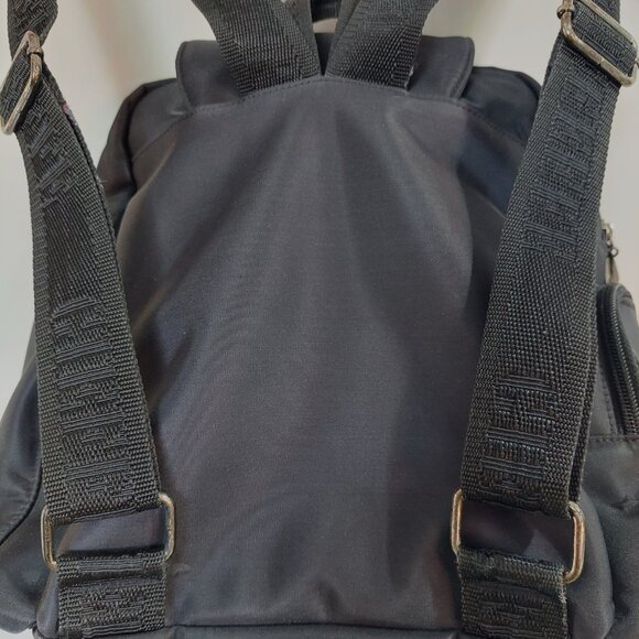 GFF Gianfranco Ferre Vintage Black Nylon Backpack - Picture 5 of 12